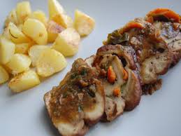 Arrosto di seitan con verdure