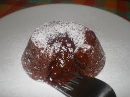 Bocconcino di cioccolato con cuore morbido