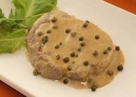 Lonza al latte e pepe verde