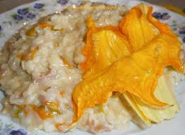 Risotto ai fiori di zucca