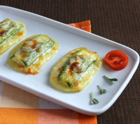 Saltimbocca di patate e zucchine